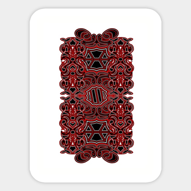 tribal batak motif 8 Sticker by Hahanayas